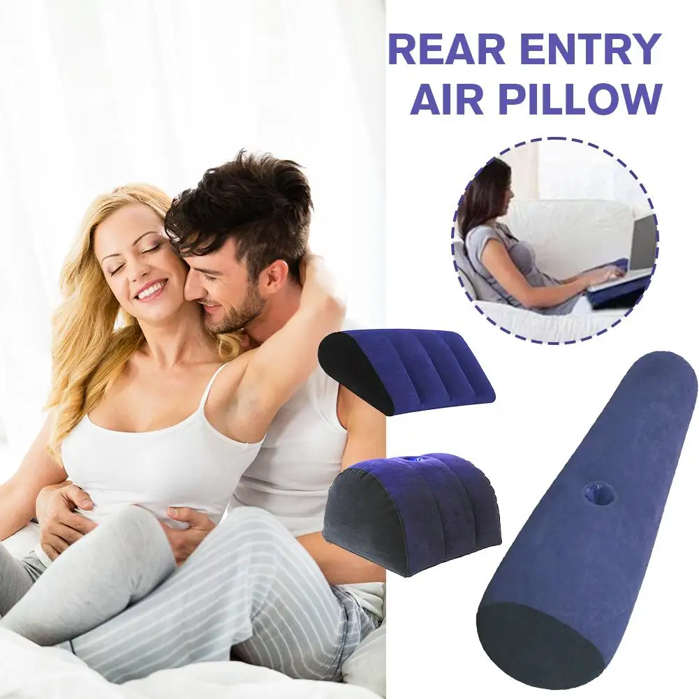 Almohada de cuña inflable multifuncional, almohada de aire Triangular, sofá cama, cojín de juego, posición, almohada de soporte para viaje en casa