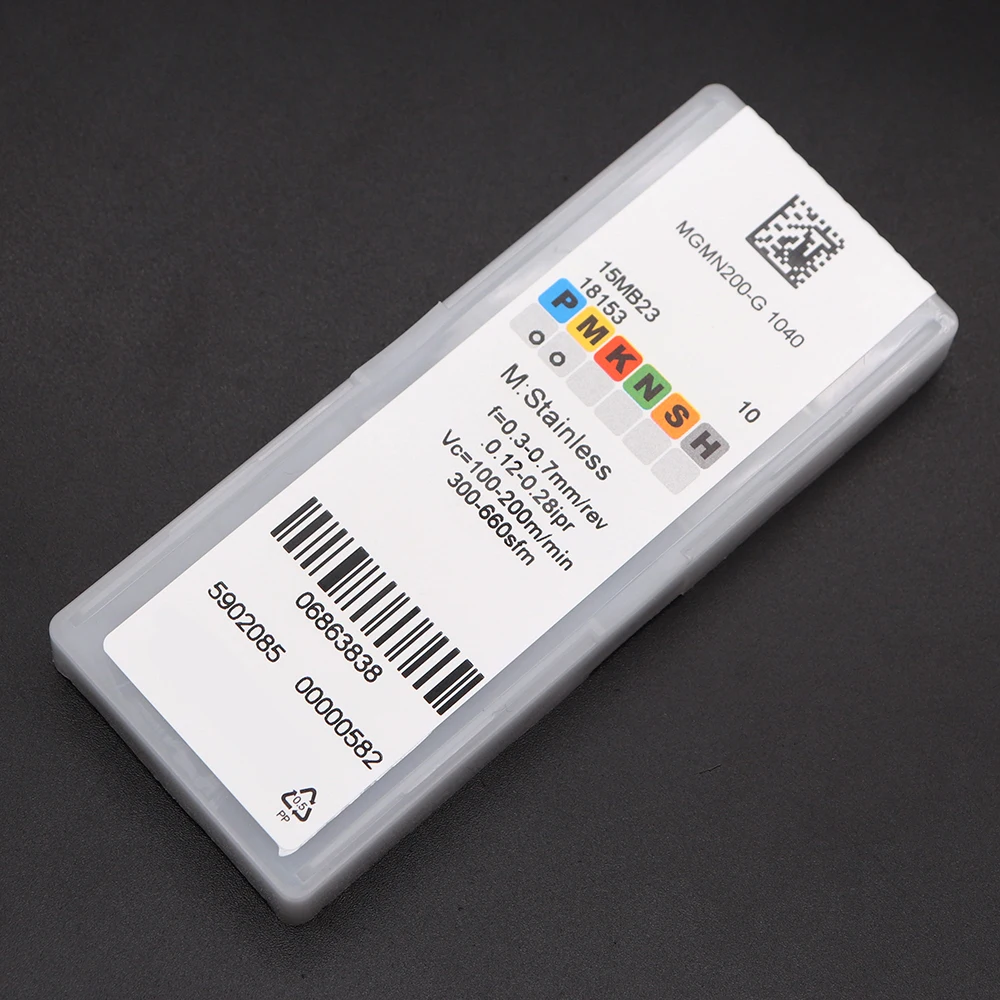 MGMN200 G 1040 utensile per scanalatura scanalato inserto in metallo duro da 2mm utensili per tornitura di alta qualità per MGEHR