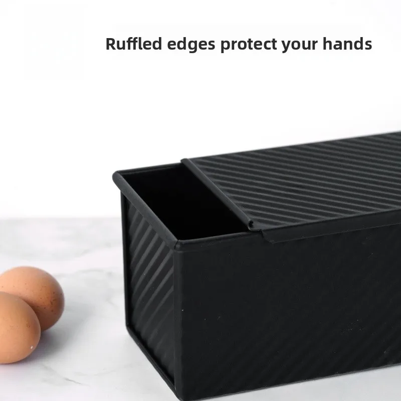 

Низкий сахар, 450 г, форма для выпечки тостов, волнистый узор, нескользящий кухонный инструмент для хлеба, для домашнего использования, духовка Se