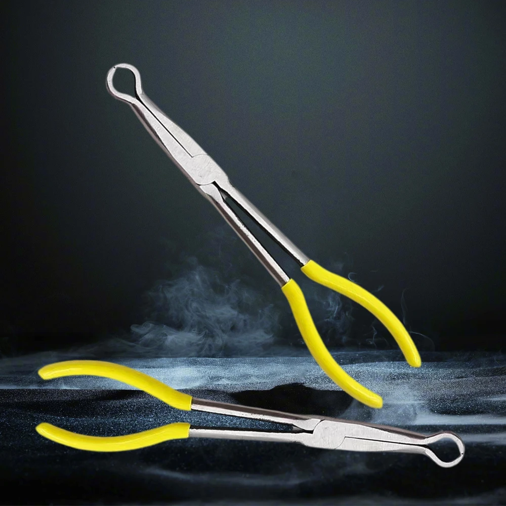 11 นิ้ว CLAMP รถ Spark Plug คีมกําจัดสาย CLAMP เครื่องมือกําจัดรถซ่อมเครื่องมือ O-Type ขยายเข็ม-จมูกคีม