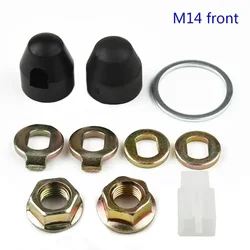 1 Set Ebikes Screw Caps Washer / Spacer / Nut Cover E-bike Axle Electric Bicycle Hub Lock for 500-5000W Motors w/ 12/14mm Shaft