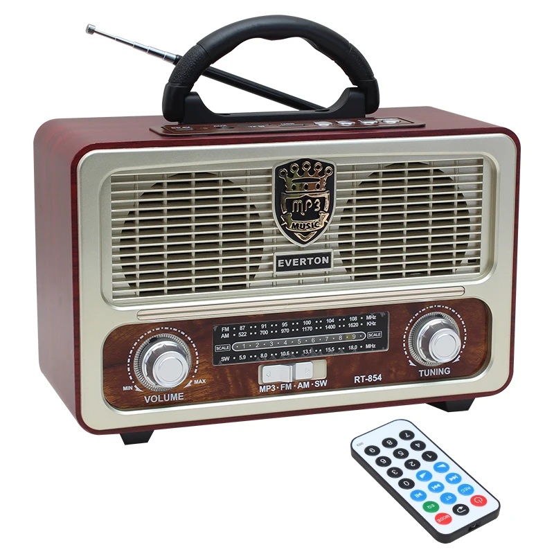 EVERTON RT-854BT USB/SD/FM/BLUETOOTH SUPPORTED OPERATED NOSTALGIC RADIO