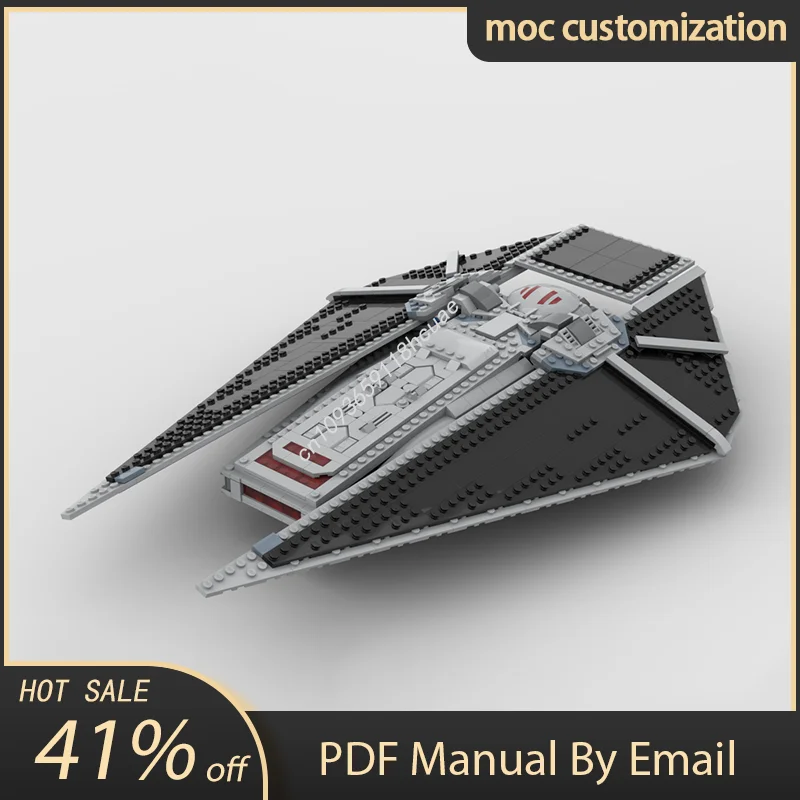 787pcs Moc 스타 배틀 TIE 리퍼 우주선 모델 빌딩 블록 벽돌 Diy 크리 에이 티브 조립 교육 장난감 휴일 선물