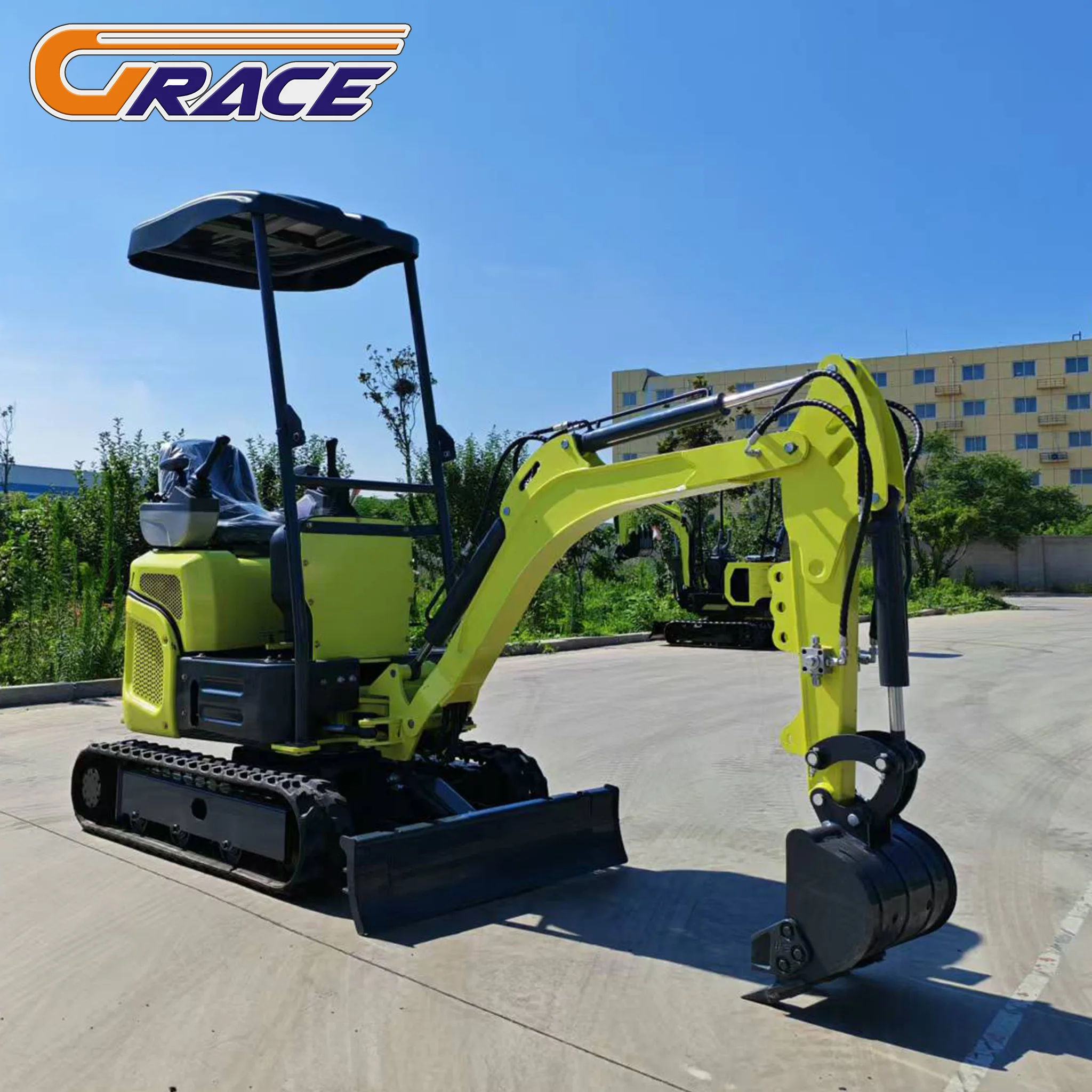 Hot sale 1.8 Ton Mini Excavator CE EPA EURO 5 Crawler Kubota Engine 1 Ton 1.5 Ton Digger Chinese Farm Excavator Machine