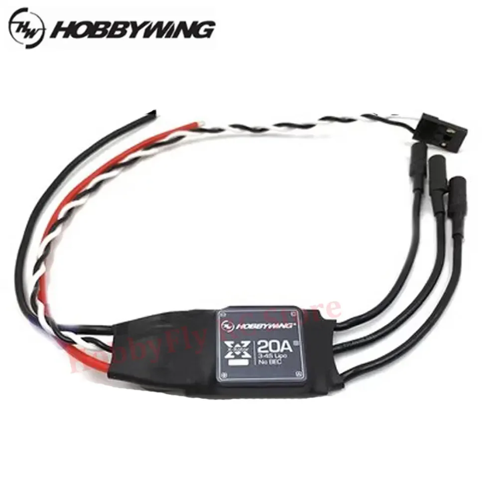 Hobbywing xrotor 20a 40a esc sem escova 2-6s sem bec controlador de velocidade xrootor de alta atualização para rc fpv avião uav drone quadcopter