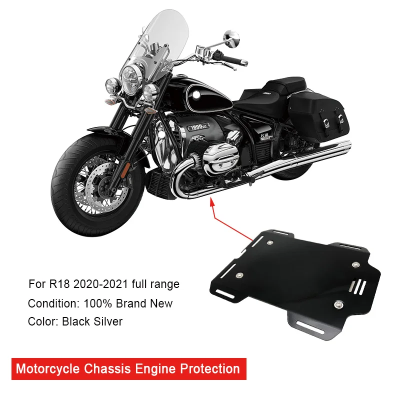 For BMW R18 R 18 2020 2021 2022 2023 Engine Eprotection Cover Chassis Under Guard Skid Plate Engine protection cover