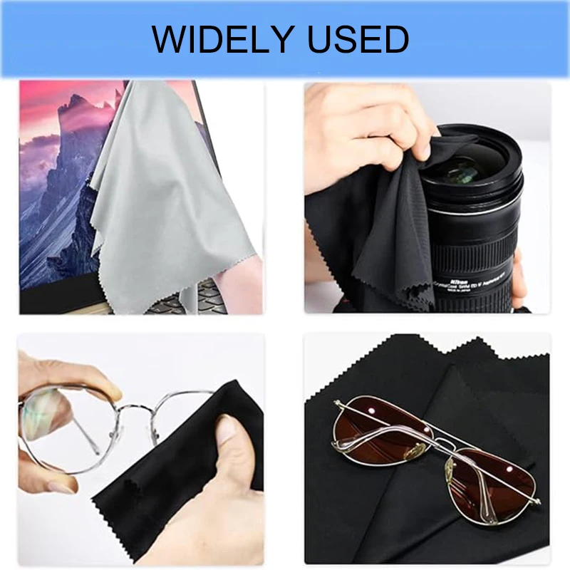 Cleaning Cloth for Camera Glasses Microfiber Screen Cleaner Premium Cloths Lens Cleaner Camera Phone Cleaning Tools