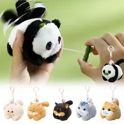 New Cute Plush Cartoon Chikawas Squeak Doll Keychains Pendant Girl Heart Backpack Pendant Super Cute Keyring Jewelry Gifts