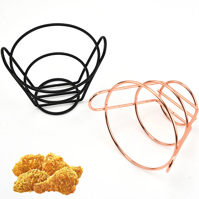 【French Fries Basket Snack Bucket Fried Chicken Chip Storage Basket Food Frying Basket Oil Strainer Tableware Container】