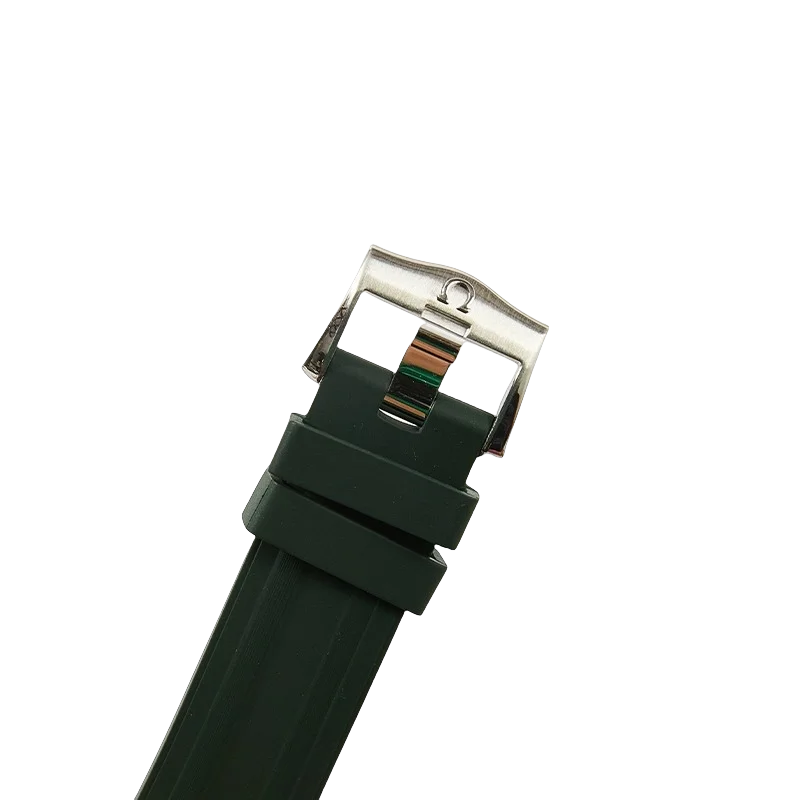 FOR OMEGA SEAMASTER 300 SERISE 210.32.42.20.01.003,FKM STRAP