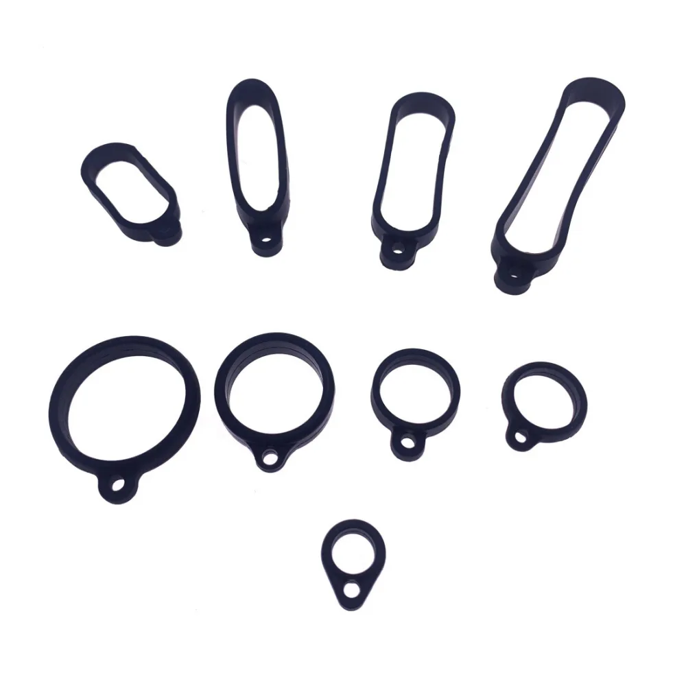 Universal Silicone Hanging Ring For E-XY Lanyard Loop Flexible Rubber Anchor For Keys USB Storage Tool Accessory