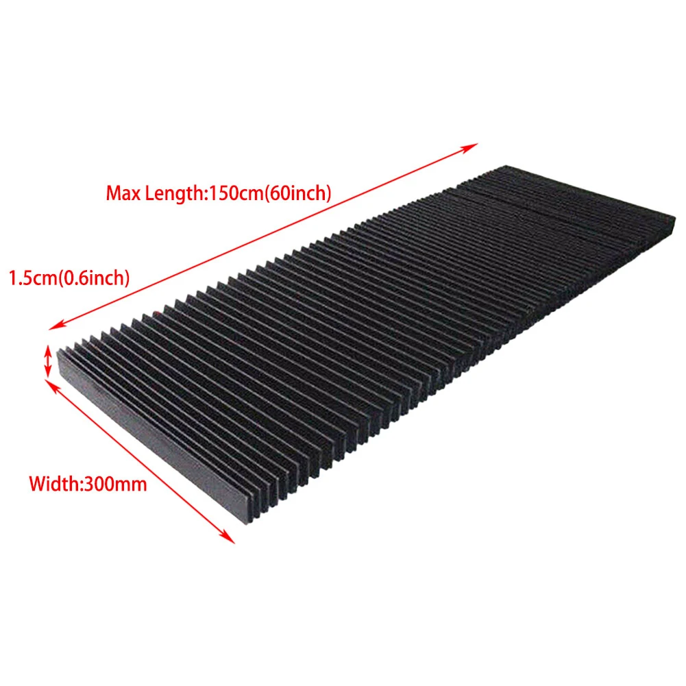 CNC Milling Machine Flexible Guard Dust Cloth Three-proof Cloth Protective Flat Accordion Bellows Cover Tools