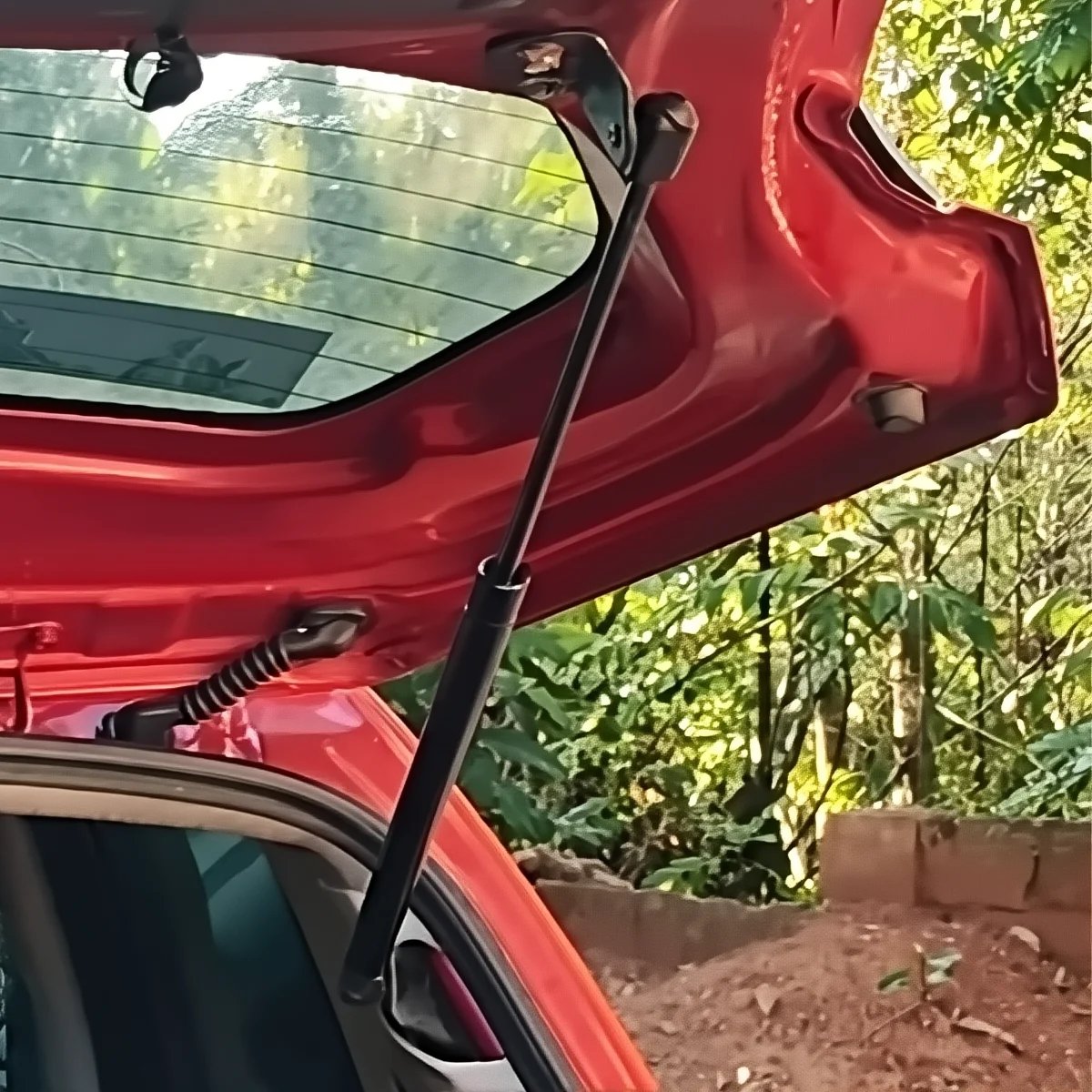 2 Stück 8185084M00 Auto-Heckklappen-Gasdruckfedern, Heckklappen-Hebestützen für Suzuki Alto HA36 Celerio LF 2014-2022 – Detail 7