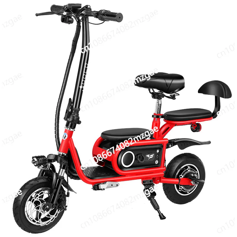 

Adult folding electric scooter, lightweight men's and women's mini small driving battery car