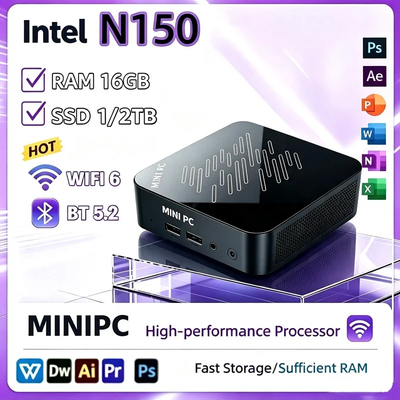 2026-new-mini-pc-windows11-intel-n150-silent-36ghz-16gb-ddr4-m2-1tb-ssd-triple-4k-wifi6-bt52-home-office-portable-desktop-pro