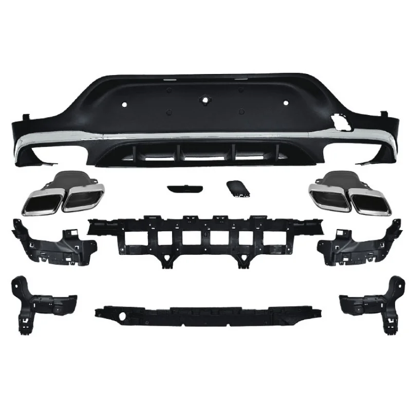 

High Quality W253 C253 Coupe Rear Diffuser up to GLC63 Style Rear Lip for GLC C253 Coupe 2020-2022