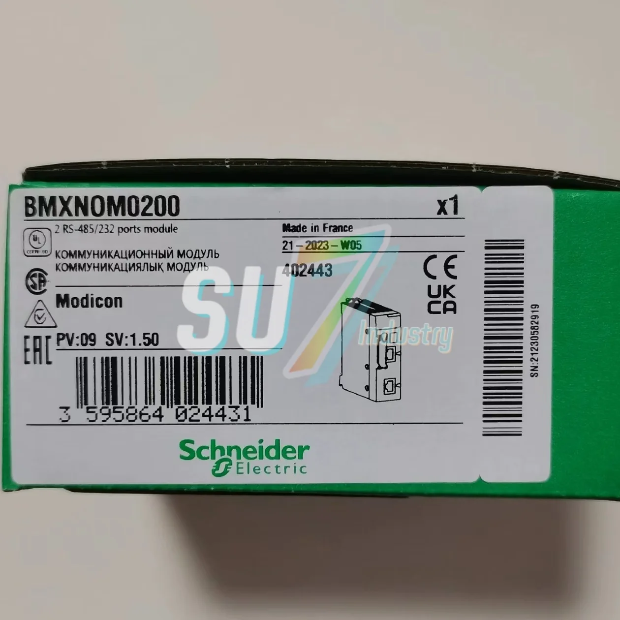 

Программируемый контроллер ПЛК, новый оригинальный BMXNOC0401 BMXNOM0200
