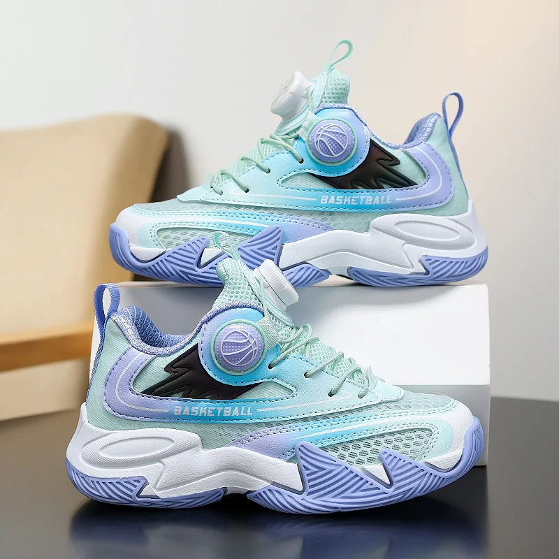 

Shock Resistant Kids Footwear Ventilated Surface Stable Grip Travel Leisure Sneakers