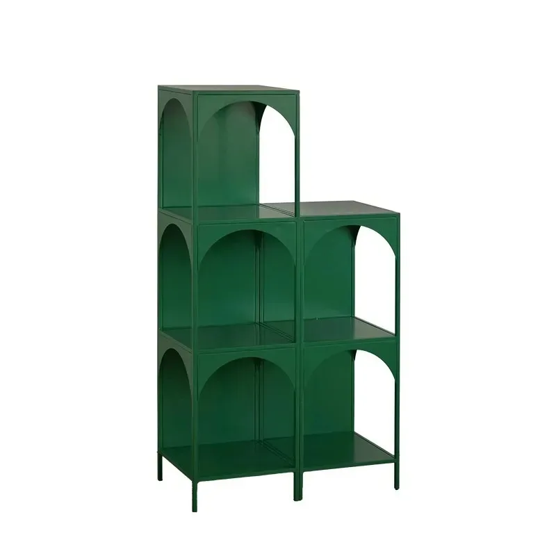 

Creative small bookshelf corner floor-to-ceiling storage shelf wall narrow cabinet