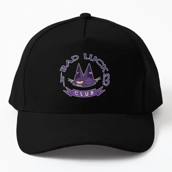 

Bad Luck Club Misfit Baseball Cap Hat Casual Sport Bonnet Mens Czapka Summer Casquette Solid Color Fish Outdoor Snapback