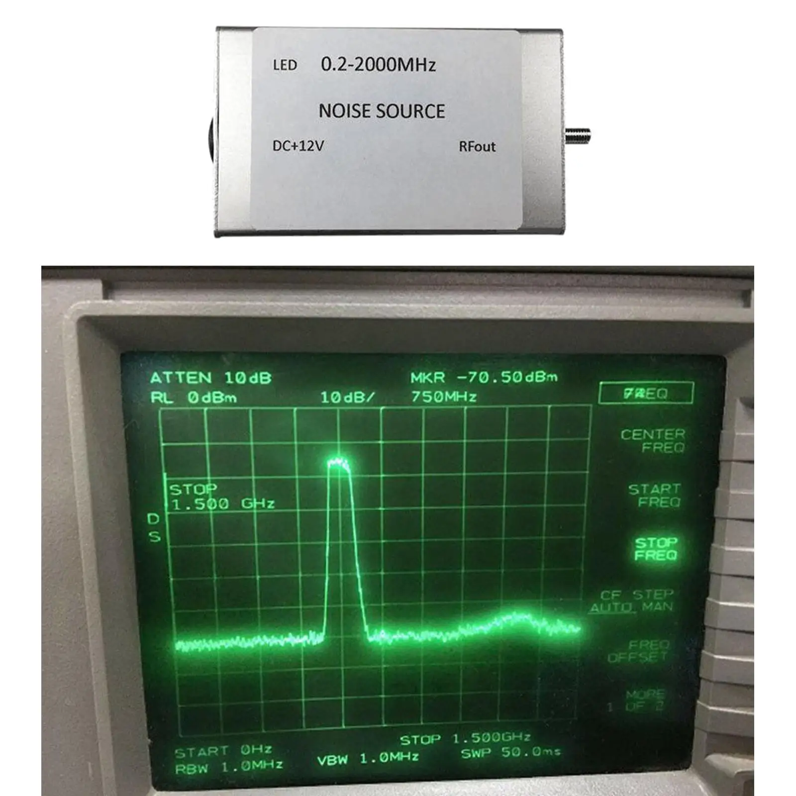 RF-Rauschgenerator, Rauschhersteller, einfache Tracking-Quelle, 0,2–2000 m, 80 x 50 x 20 mm,