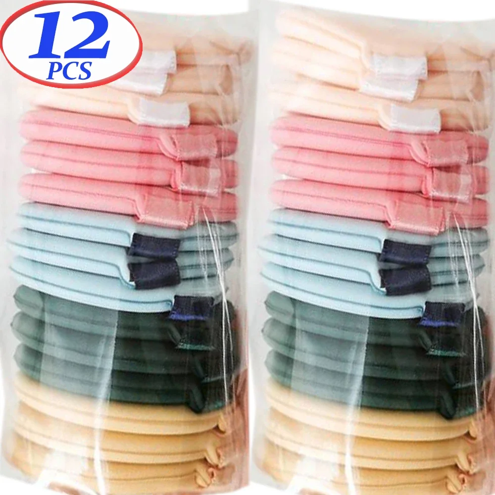 12PCS Soft Makeup Puffs Dry Wet Double-Sided Available Round Sponge Powder Puff Foundation Concealer Skin-Friendly Makeup Tools