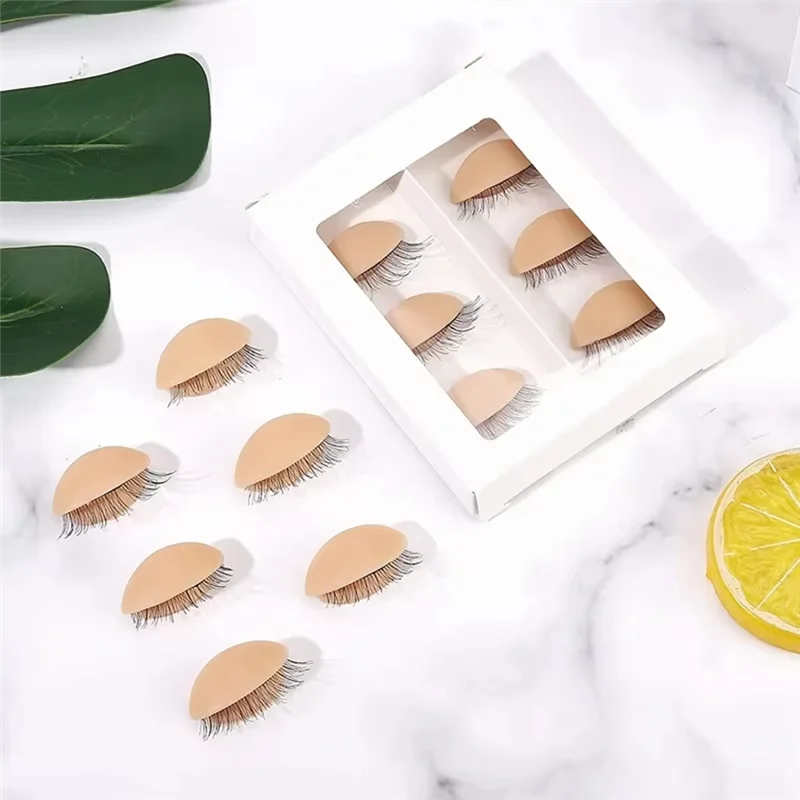 ABUU-Head Model Eyes Eyelash Makeup Practice Tools Eyelash Extension Training Tools C