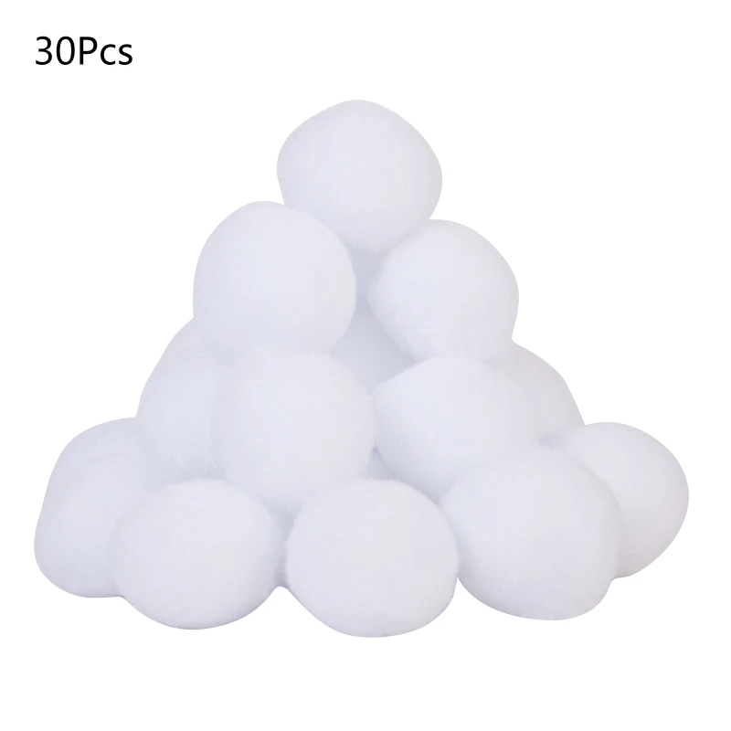 20/30/50 Pcs Realistic Fake Soft Snowballs For Fight Game Educational Toys Gift