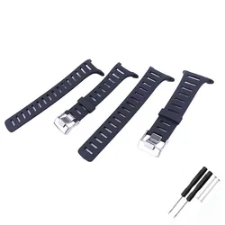 Men's silicone watch strap accessories compatible for SUUNTO T T1 T1C T3 T3C T3D T4C T4D watch band women rubber sport wristband