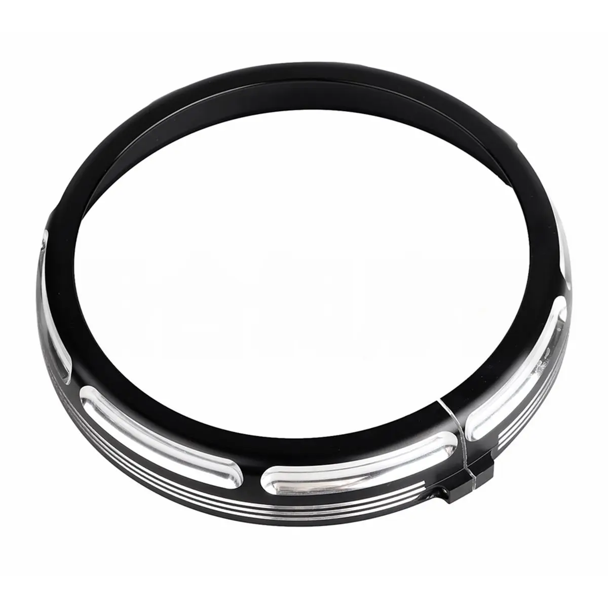 AA19 7-Inch Headlight Cover Decorative Case for Gliding Trip Street Motorcycle Headlamp Frame Protective Cover