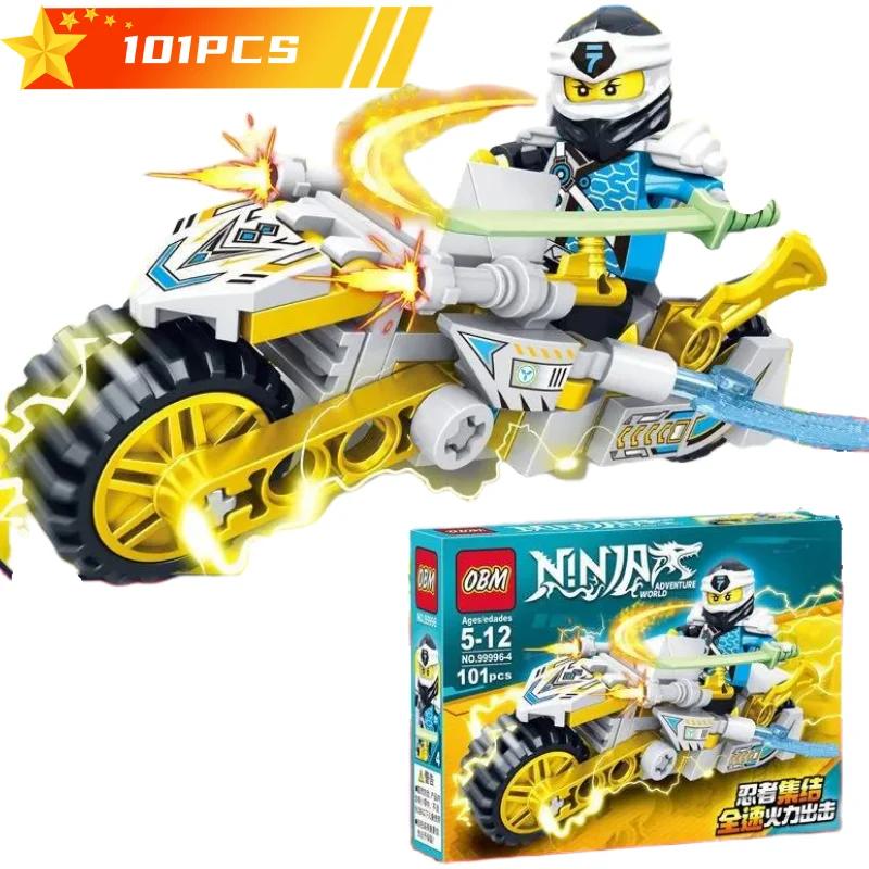 Technical Expert Famous Motorcycle Ninja Building Blocks Mini Model Action Figures Simulation Locomotive Transformation Toy Gift