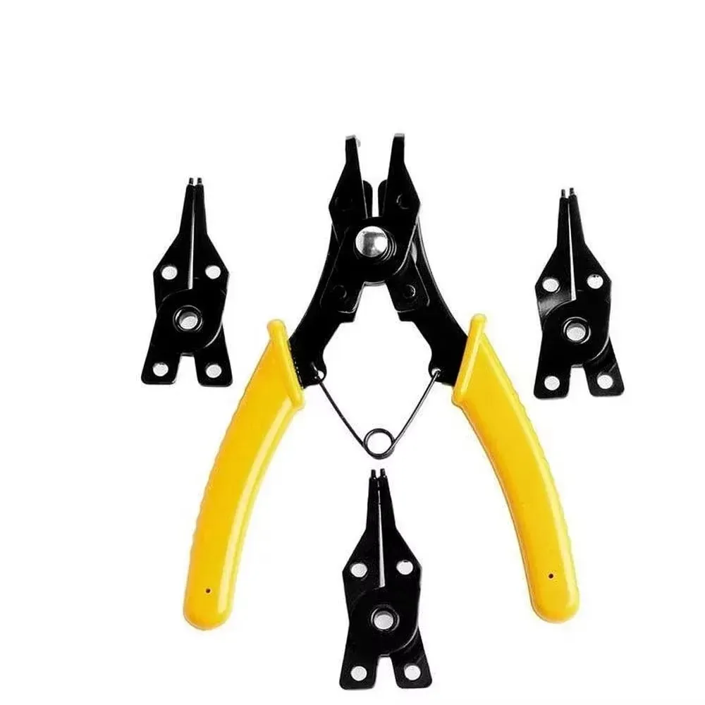 Sicherheitsringzangen-Set 4-in-1, Druckringzangen, Mehrzweck-Häkelzangen, Sicherungsringzangen, Handwerkzeuge