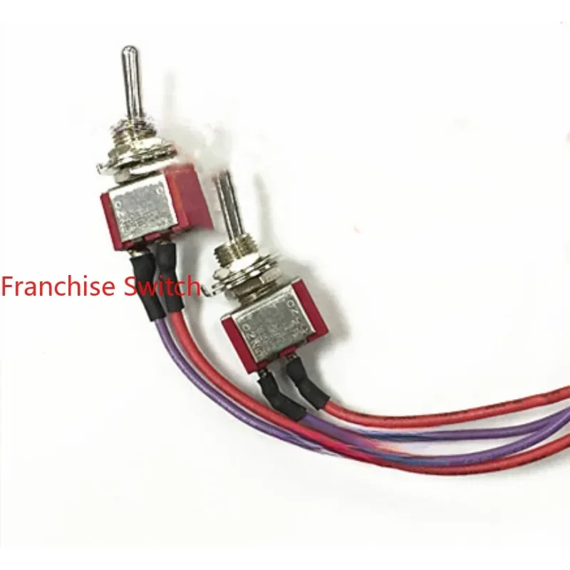 

10PCS shaking button switch T80-T T8013 2feet 2gears, with cable