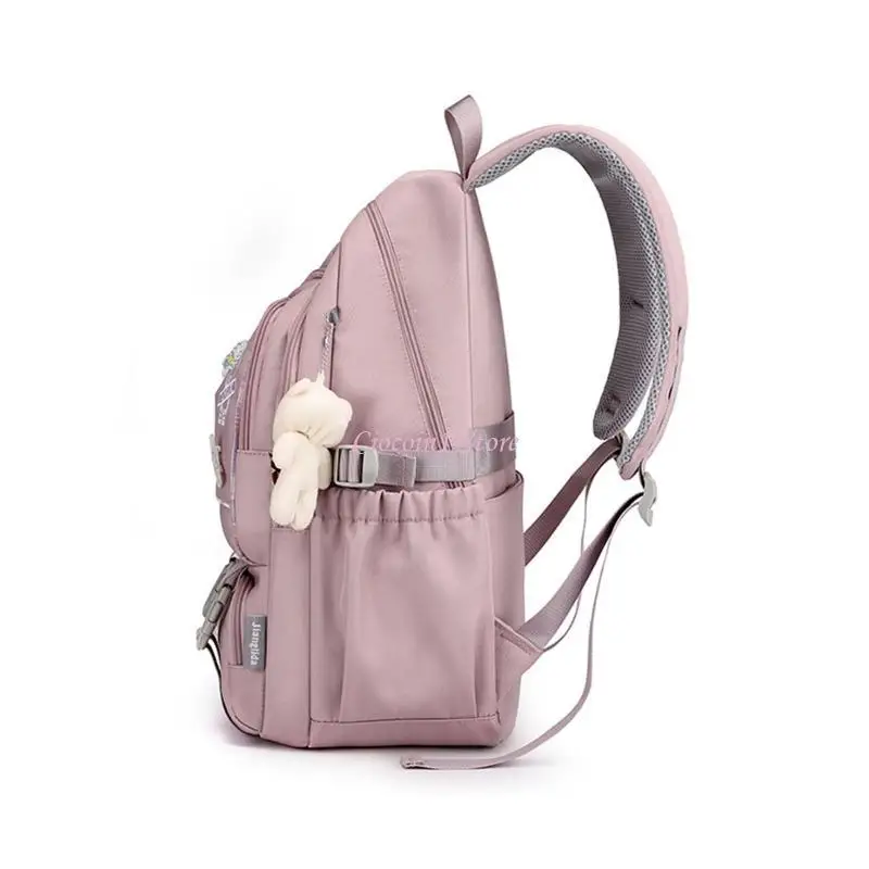 Y1UB SCUOLA SCUOLA NYLON SCHUOLA SCHUOLA DAYPACK MULTI POCHE PER STUDENTI GIRRI