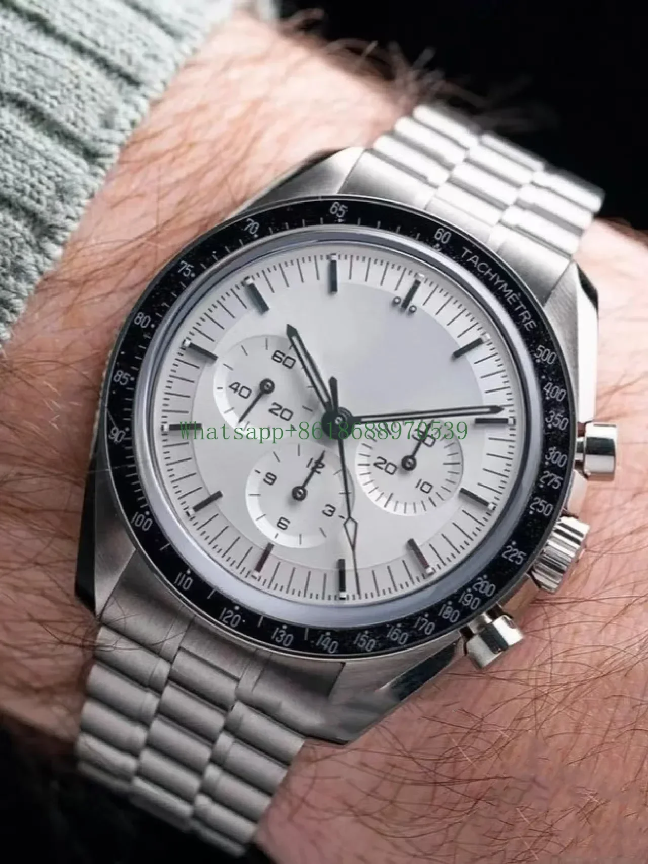 ساعة ميكانيكية أوتوماتيكية بالكامل جديدة فاخرة للرجال والنساء سلسلة جديدة ثلاثية العيون متعددة الوظائف ساعة ماركة عتيقة