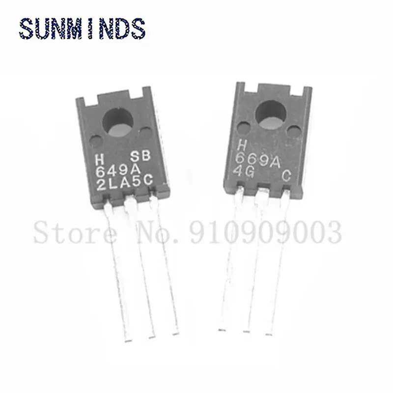 5pairs ( 5pcs H669A + 5pcs H649A ) TO-126F 669A 649A TO126 HSD669A HSB649A