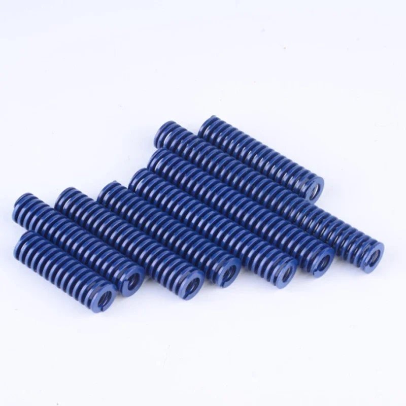 Creamily 1PCS Light Load Die Mold Springs Blue Compression Spring TL Spiral Alloy Steel Spring OD 11mm ID 11mm Length 10-100mm
