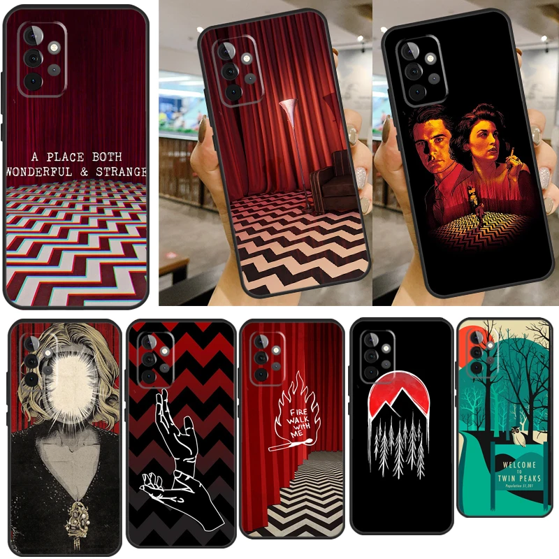 TWIN PEAKS TV Show Case For Samsung Galaxy A51 A71 A52 A72 A12 A22 A32 A42 A50 A70 A21S A52S Phone Cover