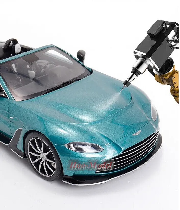 GT Spirit 1:18 For Aston Martin V12 VANTAGE TAYOS TURQUO Resin Diecast Model Car Simulation Toys Gifts Hobby Display Collection