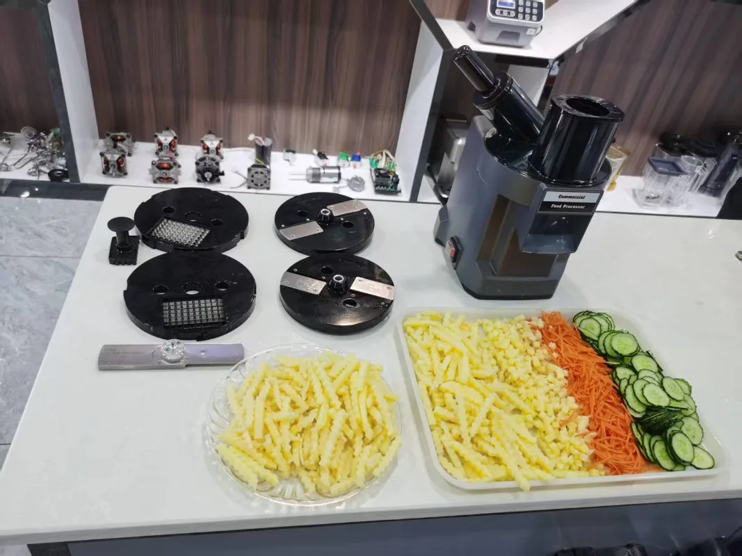 Mesin Pemotong Sayur 220V Multifungsi, Mesin Pemotong Listrik Wortel Kentang, Pengiris, Pencacah, Pengolah Makanan