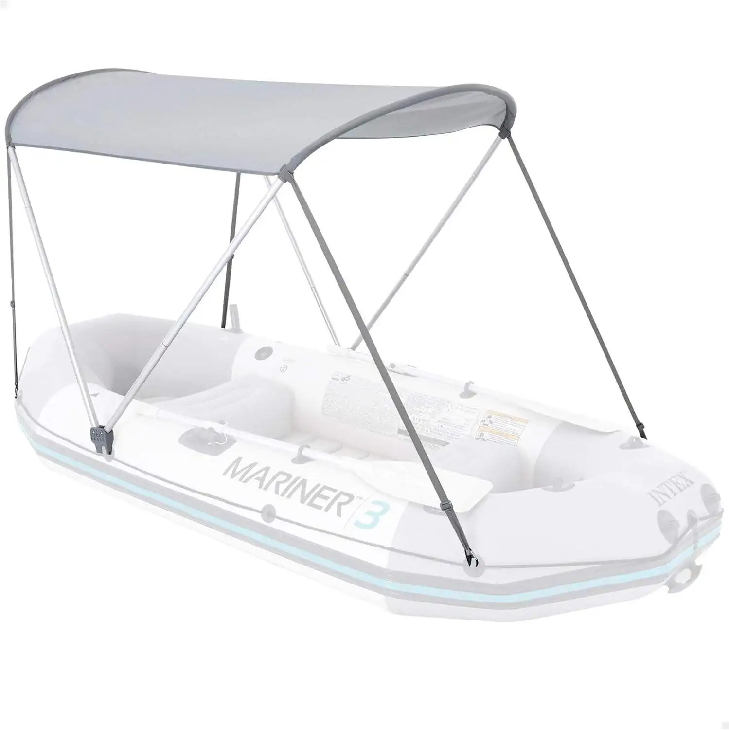

Солнцезащитный тент INTEX 68600 BIMINI TOP 1.6м x 1.42м для гребных и надувных лодок, защита от дождя и солнца