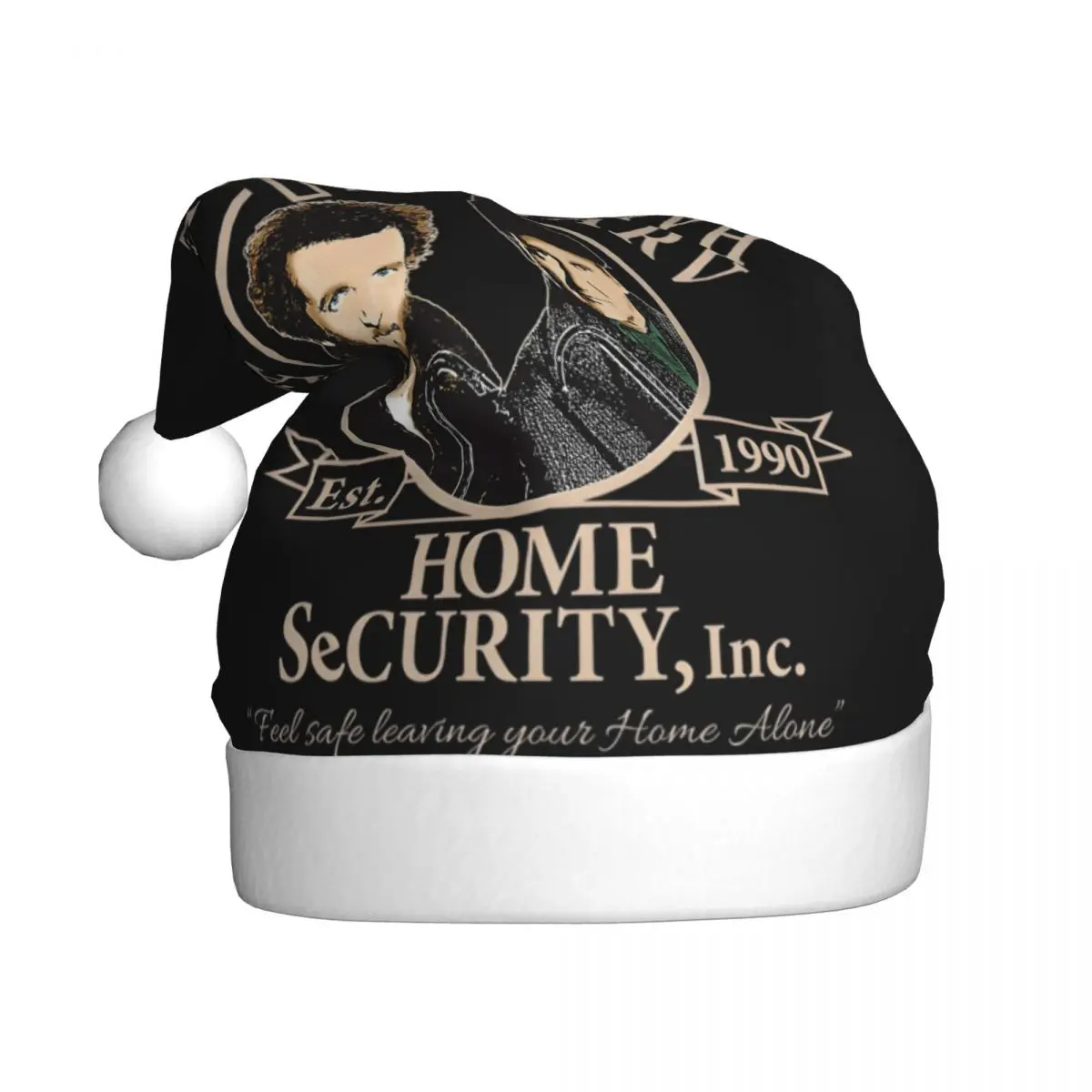 Home Alone Film Funny Movie Vintage Cute Cartoon Christmas Hat for Adult Men Women Santa Hat Cap Christmas Party Decoration Gift