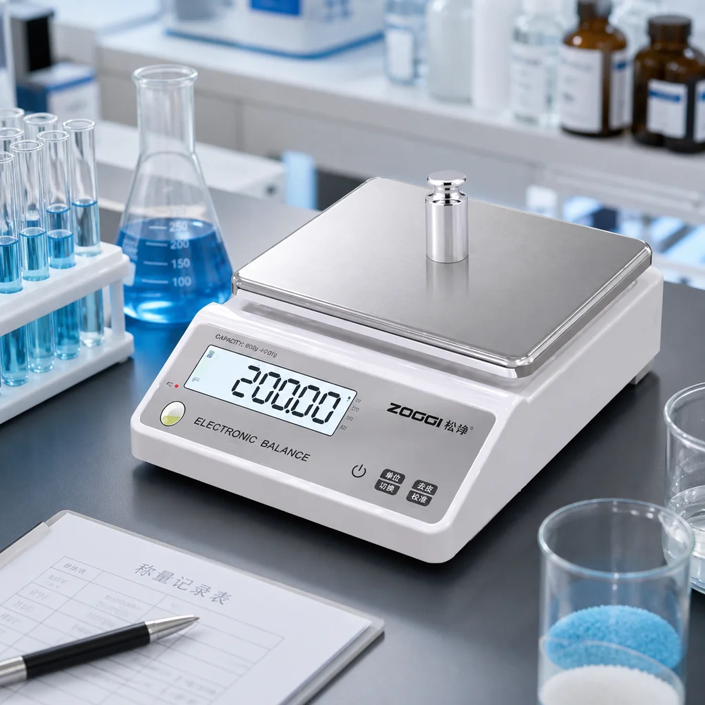 Songjing 1000g Capacity 0.01g Precision Scale Automatic Calibration Stainless Steel ABS 1 Year Warranty for Laboratories