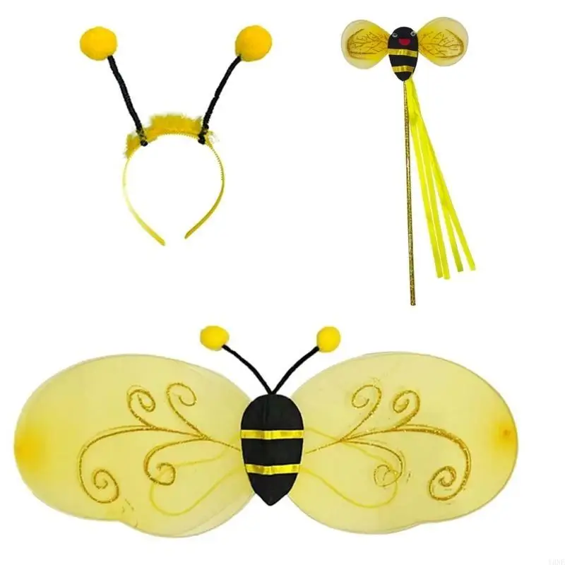 

Y3ne Animal Cosplay Accessories Animal Wing Wing Wand для повязки на голову для детей Рождество Рождество