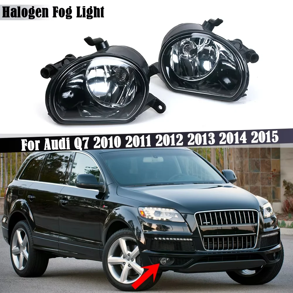 

Halogen Front Bumper Foglight Fog Light Assembly For Audi Q7 2010 2011 2012 2013 2014 2015 4L0941699 4L0941700 Car Accessories