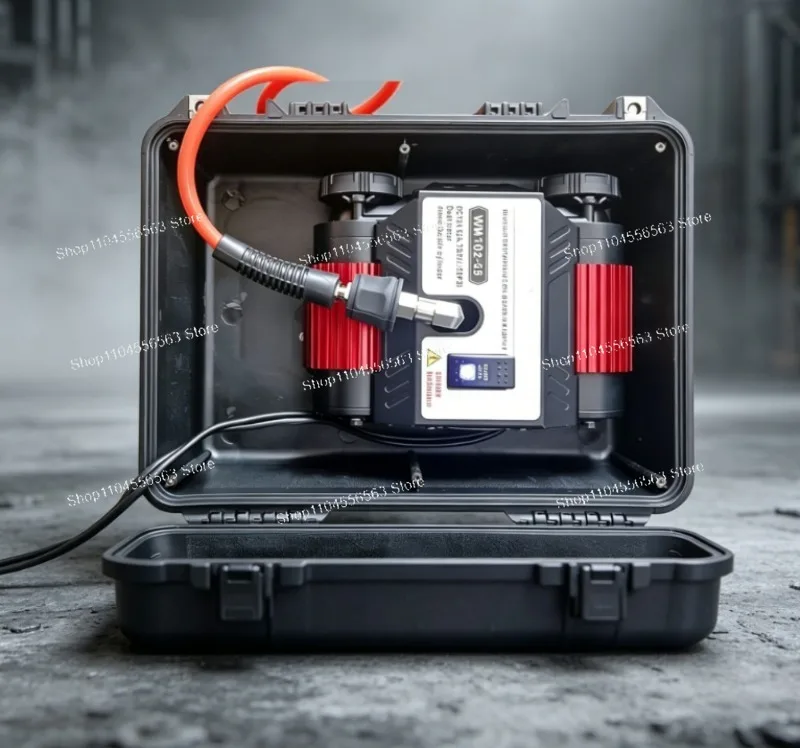 

Двухцилиндровый мощный компрессор для подкачки шин 12В 150PSI, высокомощный воздушный компрессор для грузовиков, внедорожников и внедорожной техники с воздушным резервуаром