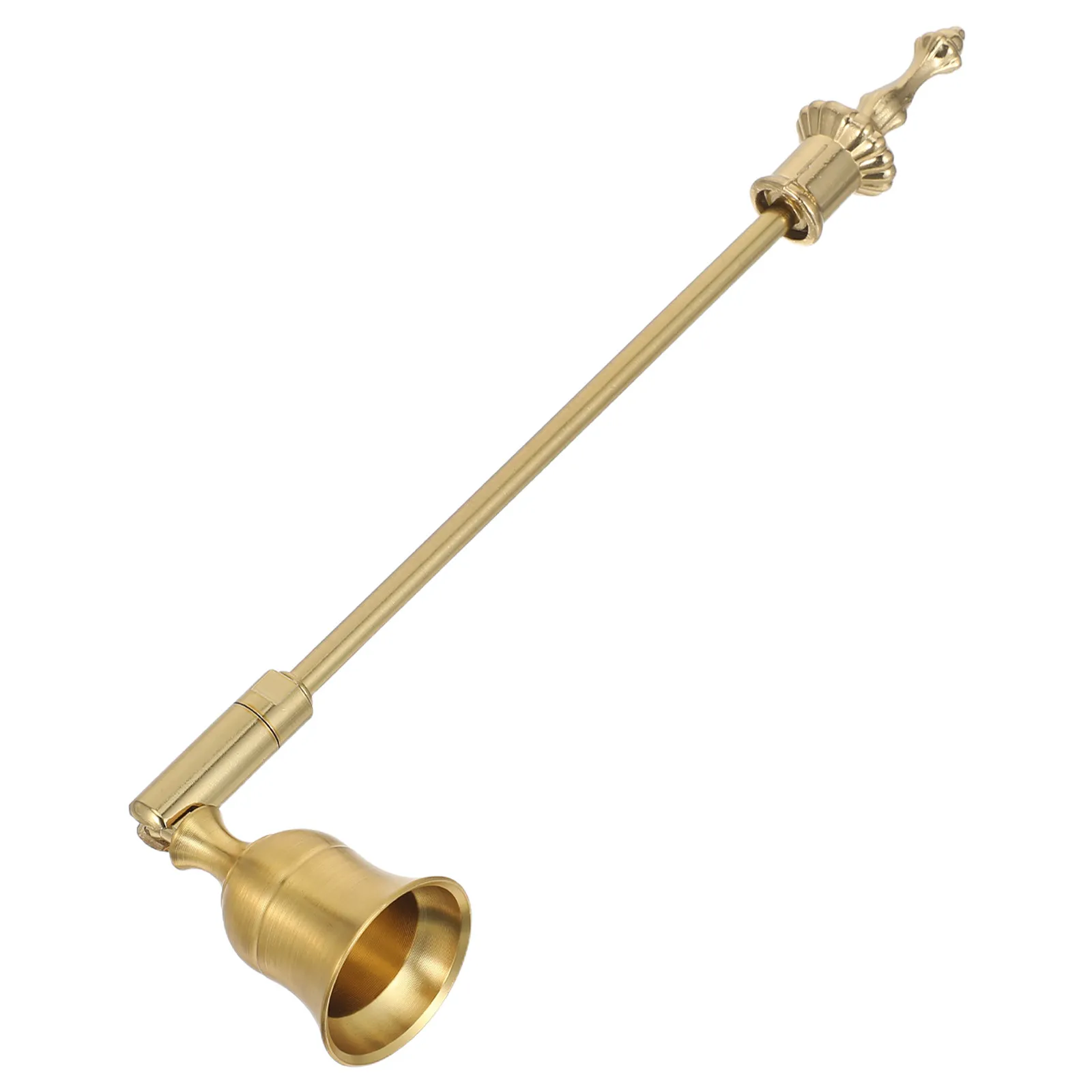 Vintage Decorative Snuffer Aluminum Long Handle Safe Extinguisher Tool for Jar and Tea Light Candles Retro Metal Wick