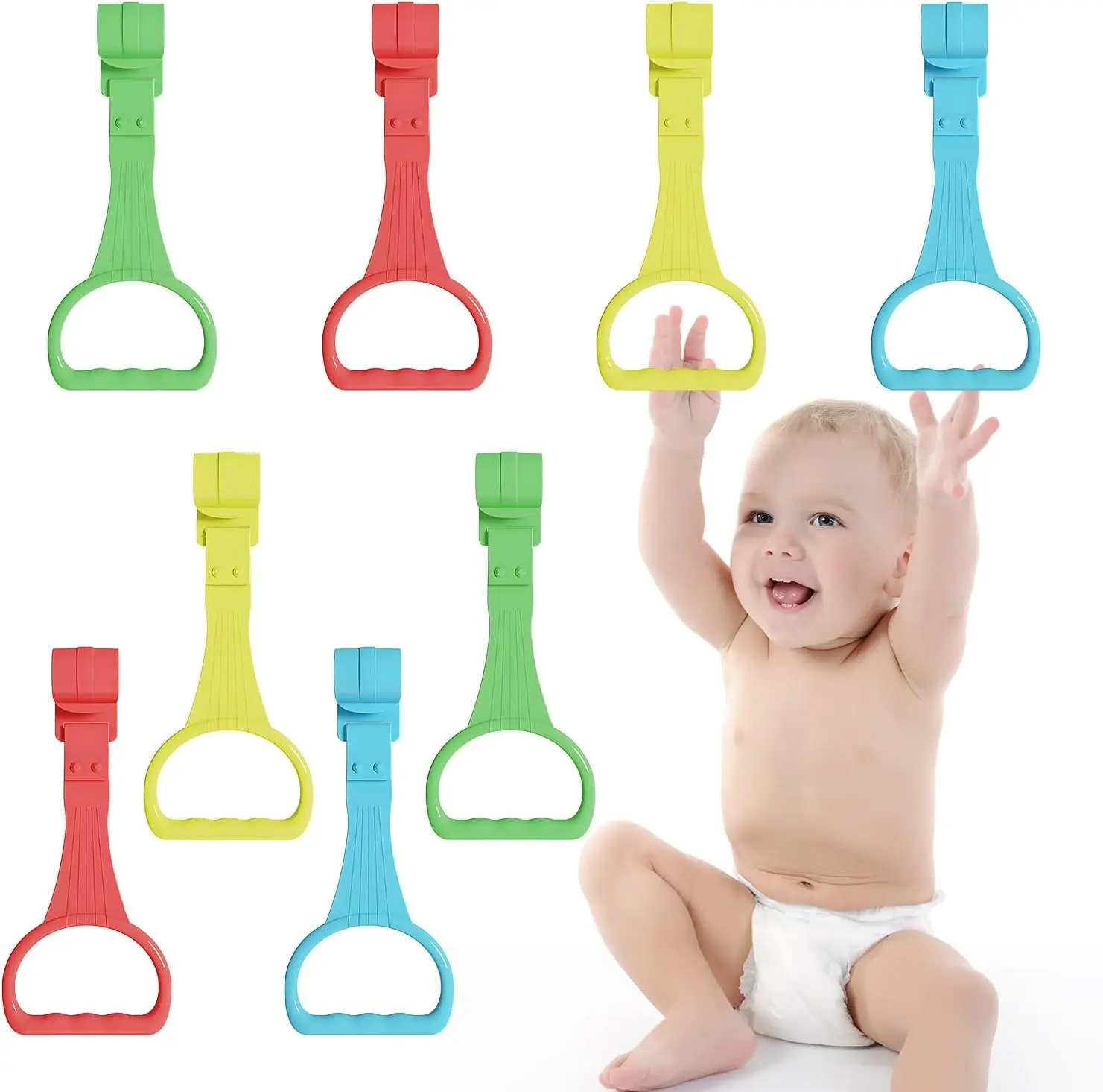 

Baby Pull Rings Set for Baby Walking Exercises in 4 Colors