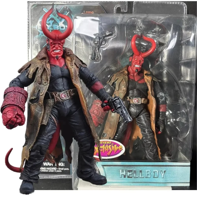 Nieuwe Mezco Hellboy Anime Action Figure 7 inch Beweegbare Standbeeld Pvc Model Ornament Collectie Speelgoed Geschenken Op Voorraad