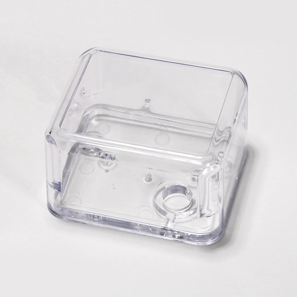 

3pcs Music Box Accessories Transparent Plastic Boxes DIY Repair Kits Acrylic Musical Boxes Parts Handmade Models Storage Cases